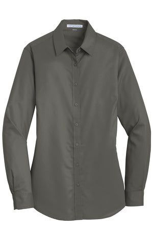 *L663 Port Authority® Ladies SuperPro™ Twill Shirt