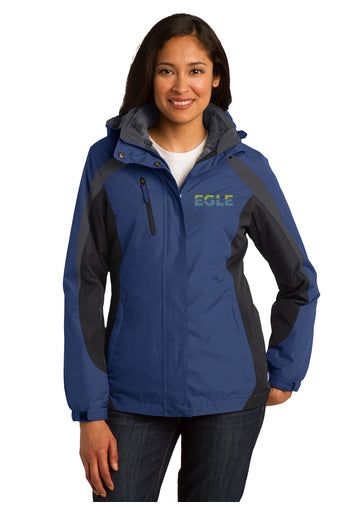 L321  Port Authority® Ladies Colorblock 3-in-1 Jacket