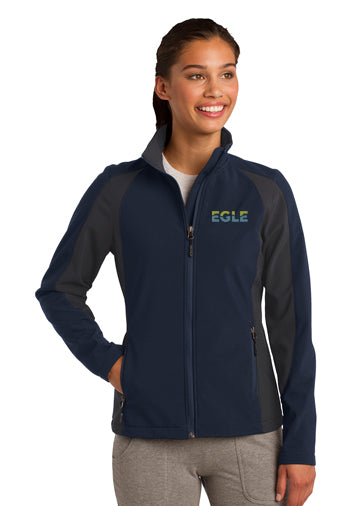 LST970 Sport-Tek® Ladies Colorblock Soft Shell Jacket