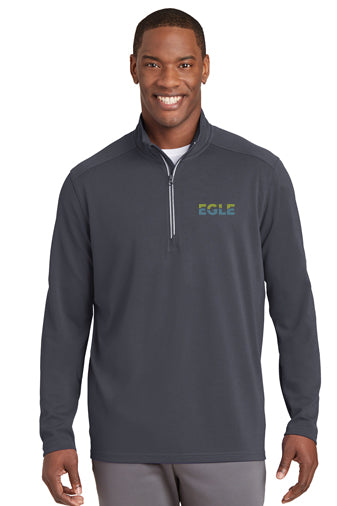 ST860 Sport-Tek® Sport-Wick® Textured 1/4-Zip Pullover